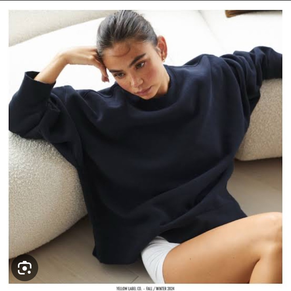Yellow Label Co. Cozyy Crew Midnight Blue S